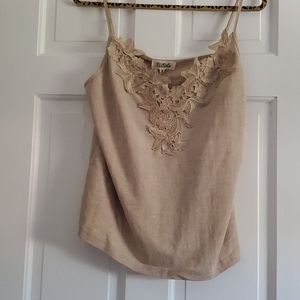 Champagne Floral Tank